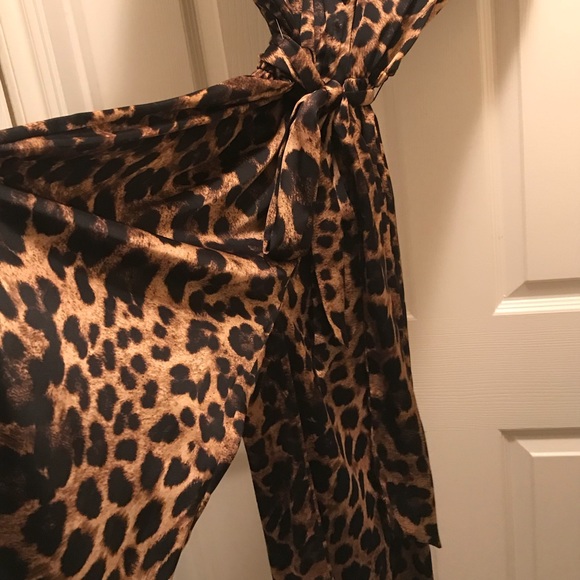 michael kors leopard jumpsuit